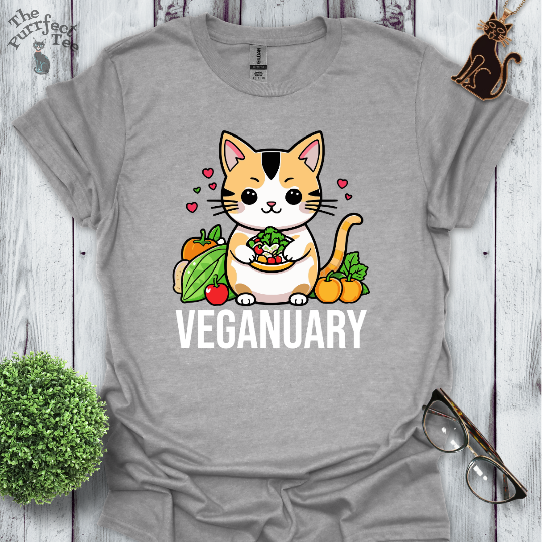 Veganuary calico cat