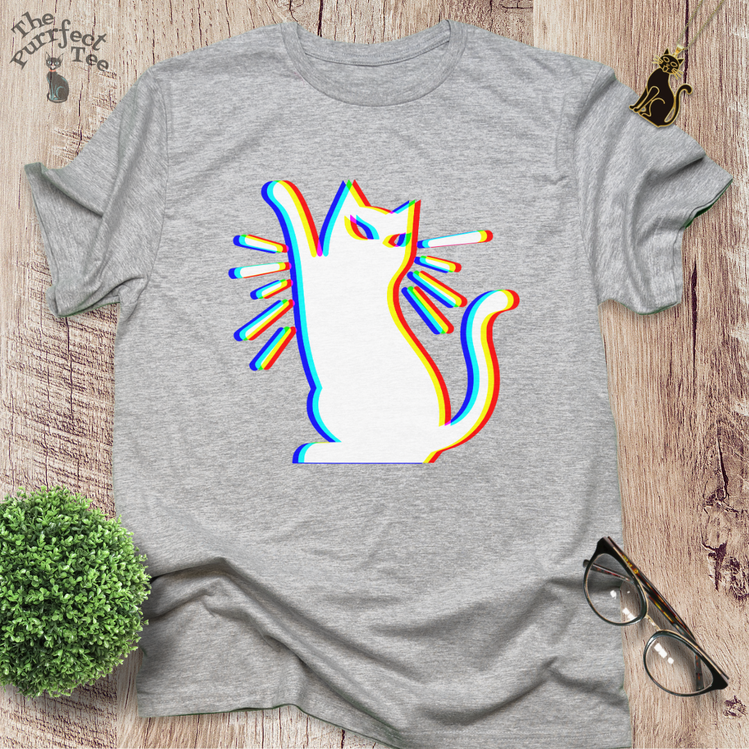 Rave cat t-shirt
