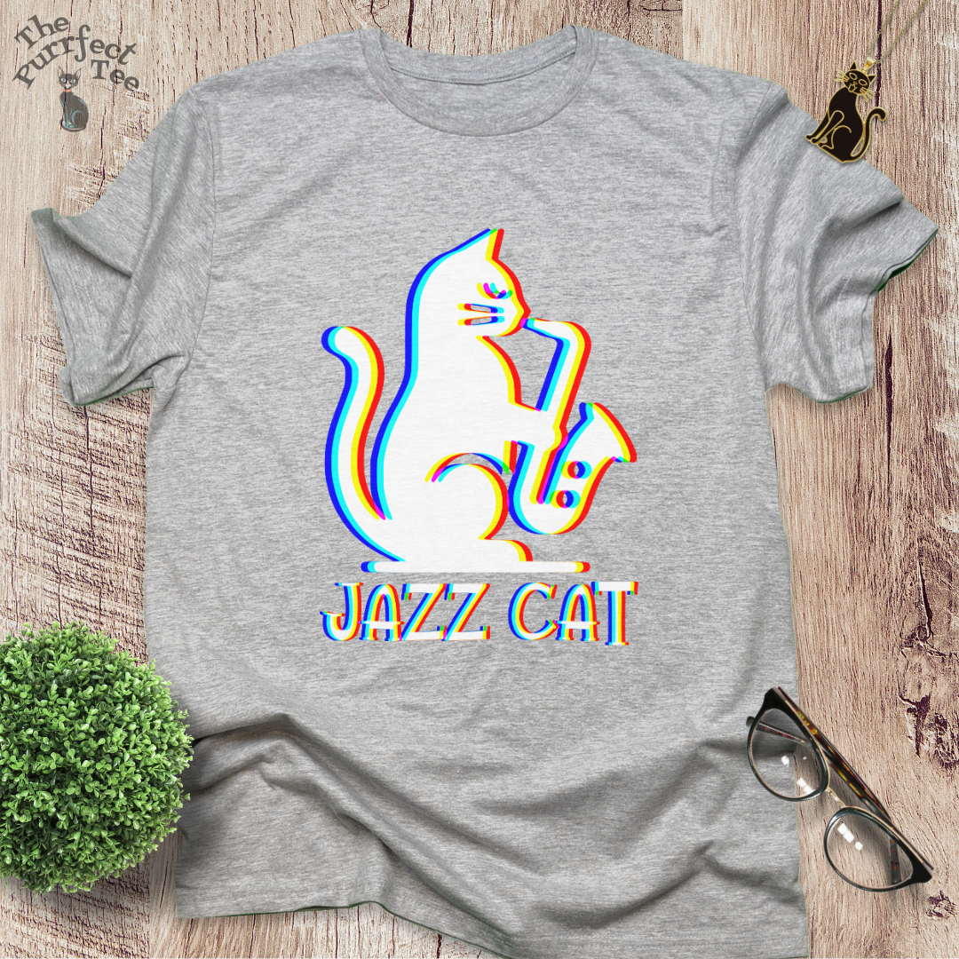 Jazz cat t-shirt