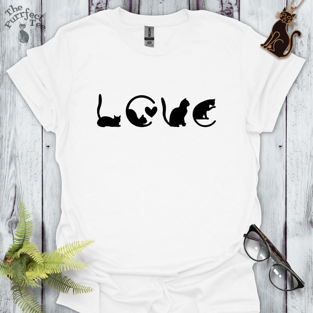 Cats as love white/black