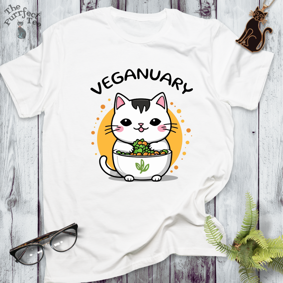 Veganuary white and black