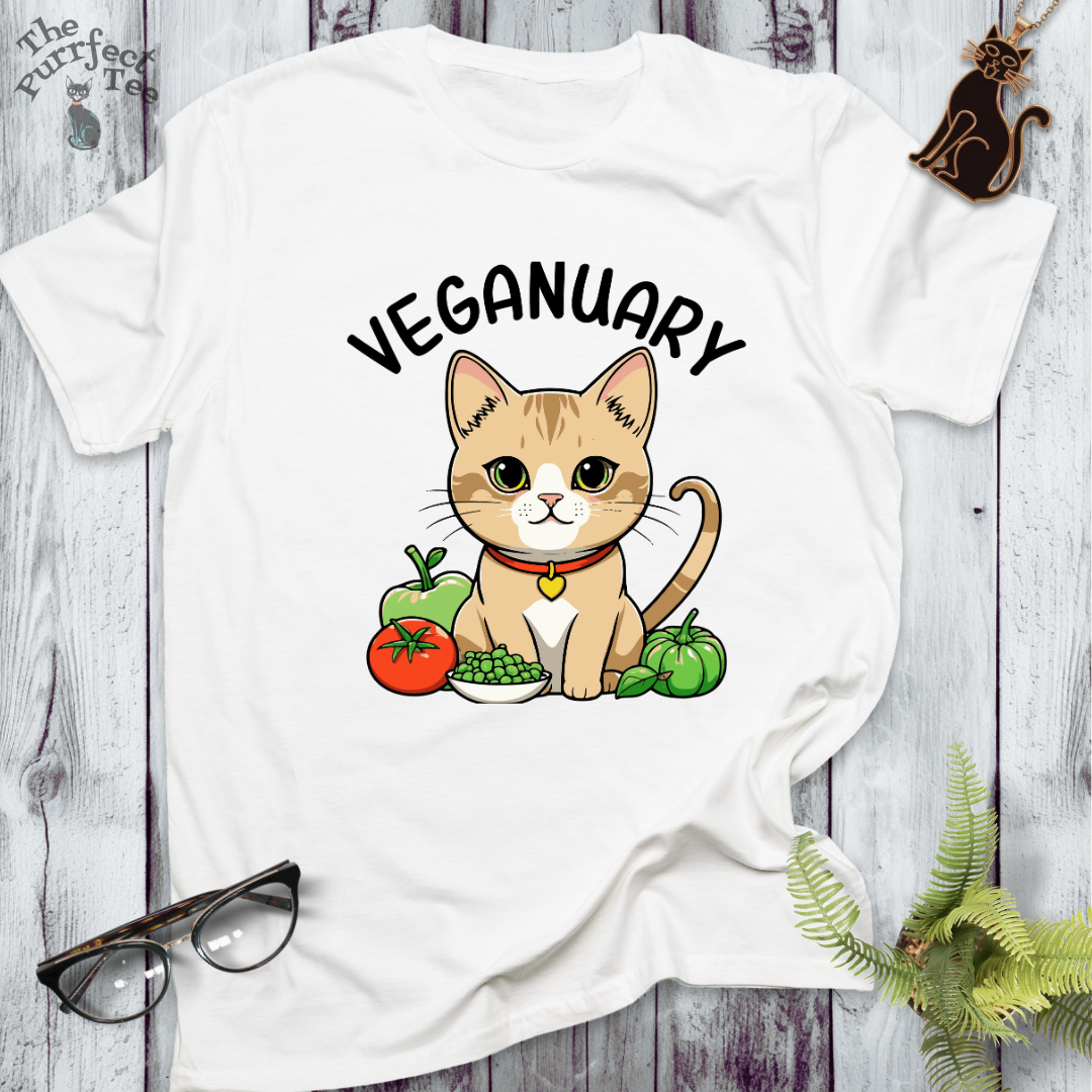 Veganuary sandy cat