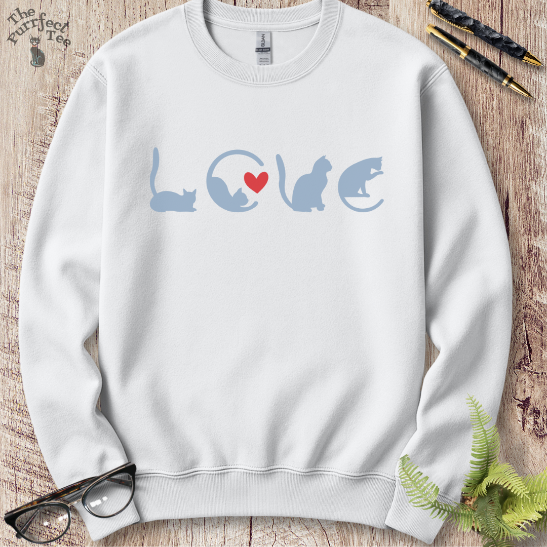 Love cat sweatshirt