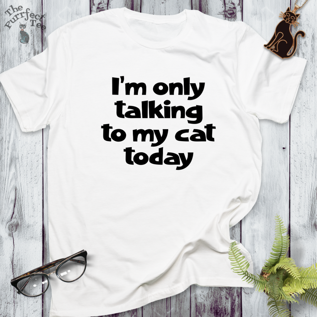 I'm only talking to my cat today