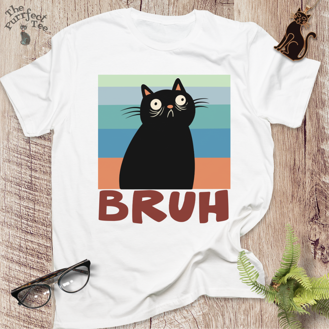 Bruh cat t-shirt