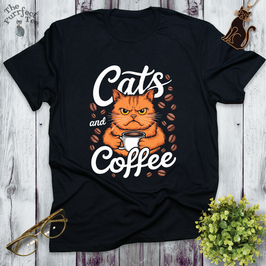 Cats and coffee - grumpy cat