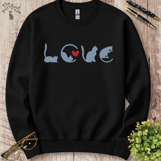 Love cat sweatshirt