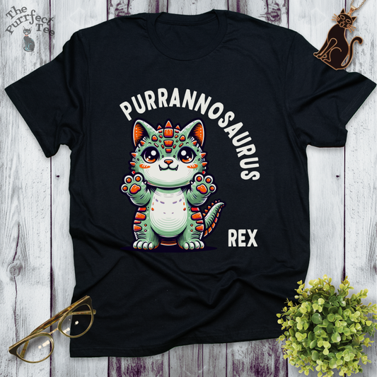 Purrannosaurus rex cat t-shirt