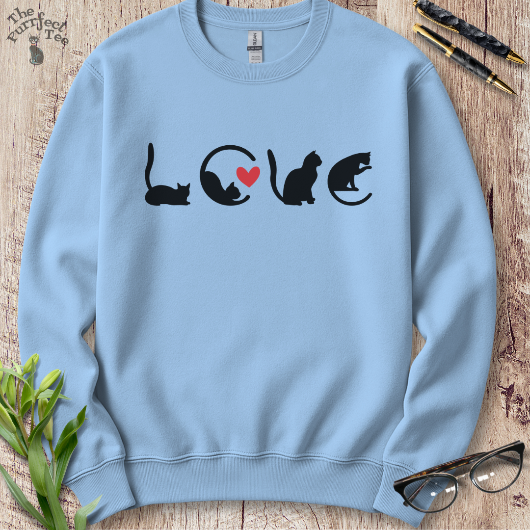 Love cat sweatshirt