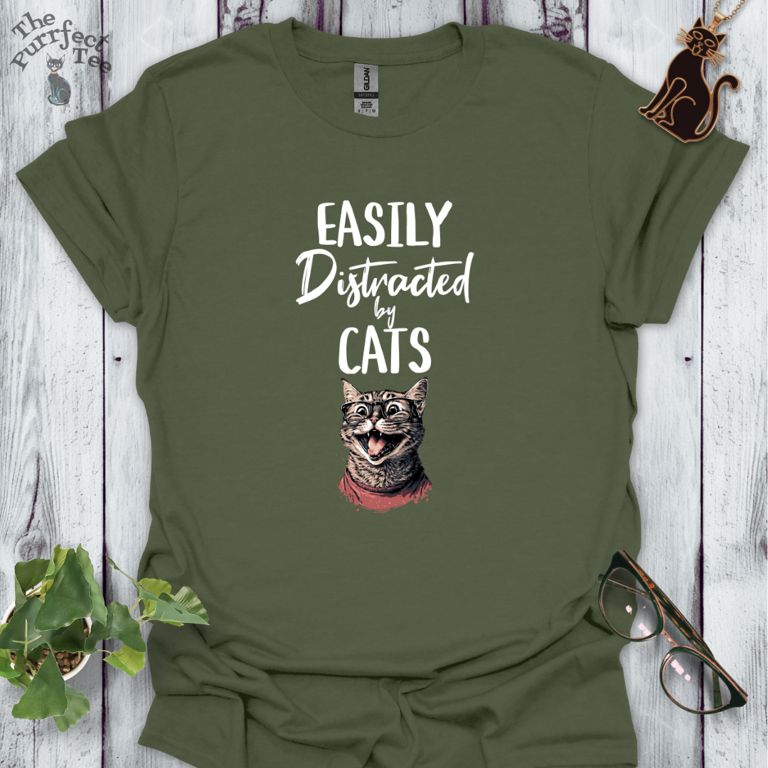 Easily distracted by cats - nerdy