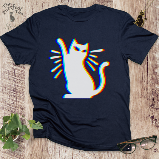 Rave cat t-shirt
