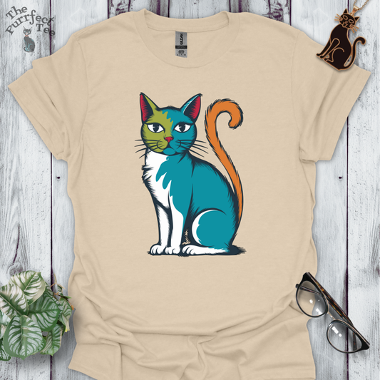 Fauve cat blue