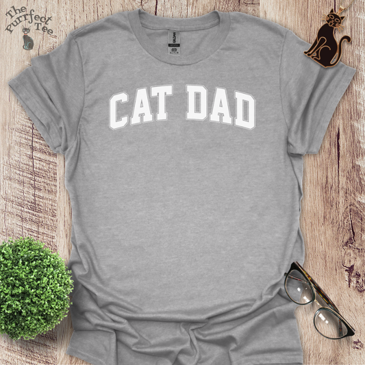 Cat dad sport cat t-shirt
